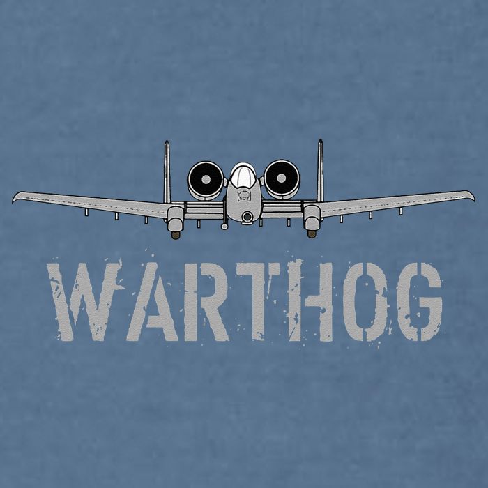 A 10 WartHog Attack Jet A 10 Thunderbolt Garment-Dyed Sweatshirt