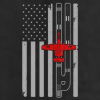 A 10 Warthog Airplane American Flag Runway A10 Thunderbird Cool Comfort Performance Bucket Hat