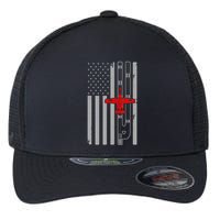 A 10 Warthog Airplane American Flag Runway A10 Thunderbird Flexfit Unipanel Trucker Cap