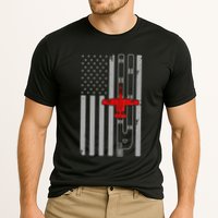 A 10 Warthog Airplane American Flag Runway A10 Thunderbird Performance Shirt