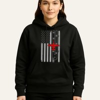 A 10 Warthog Airplane American Flag Runway A10 Thunderbird Hoodie