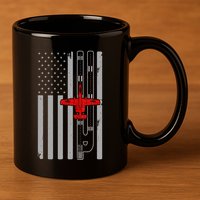 A 10 Warthog Airplane American Flag Runway A10 Thunderbird 11oz C Handle Ceramic Mug