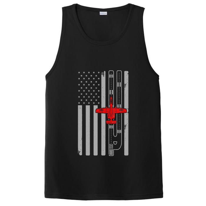 A 10 Warthog Airplane American Flag Runway A10 Thunderbird PosiCharge Competitor Tank