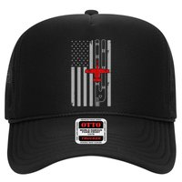 A 10 Warthog Airplane American Flag Runway A10 Thunderbird Trucker Hat