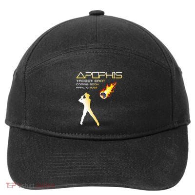Apophis 2029 Asteroid 99942 Target Earth Baseball Player Gift 7-Panel Snapback Hat