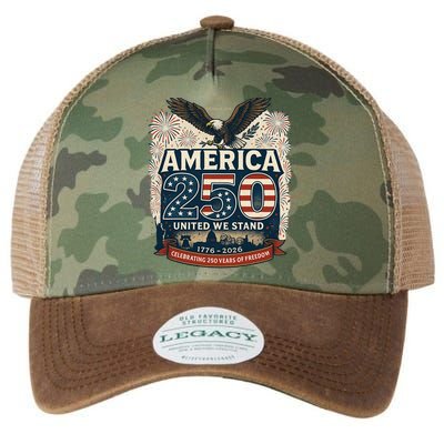 America's 250th Anniversary Of Freedom USA 1776-2026 Legacy Tie Dye Trucker Hat