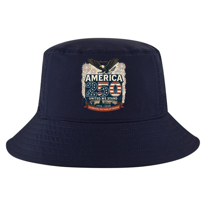 America's 250th Anniversary Of Freedom USA 1776-2026 Cool Comfort Performance Bucket Hat