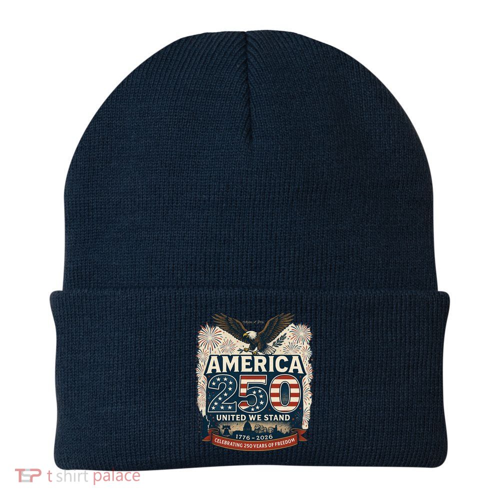 America's 250th Anniversary Of Freedom USA 1776-2026 Beanie