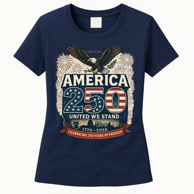 America's 250th Anniversary Of Freedom USA 1776-2026 Womens T-Shirt