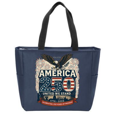 America's 250th Anniversary Of Freedom USA 1776-2026 Zip Tote Bag