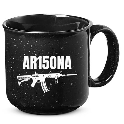 Ar15ona 2nd Amendment Ar 15 For Gun Owners 15oz Campfire Ceramic Mug