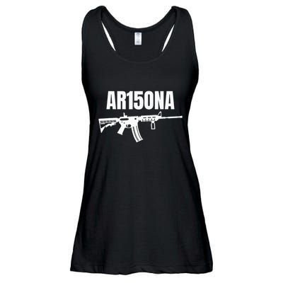 Ar15ona 2nd Amendment Ar 15 For Gun Owners Ladies Essential Flowy Tank
