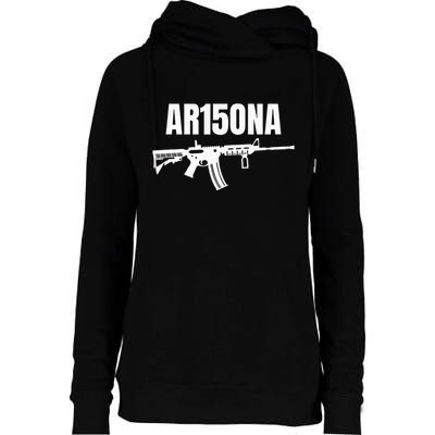 Ar15ona 2nd Amendment Ar 15 For Gun Owners Womens Funnel Neck Pullover Hood