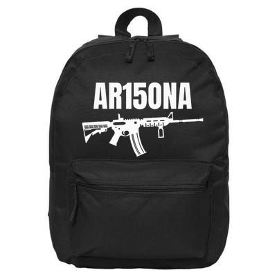 Ar15ona 2nd Amendment Ar 15 For Gun Owners 16 in Basic Backpack