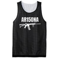 Ar15ona 2nd Amendment Ar 15 For Gun Owners Mesh Reversible Basketball Jersey Tank