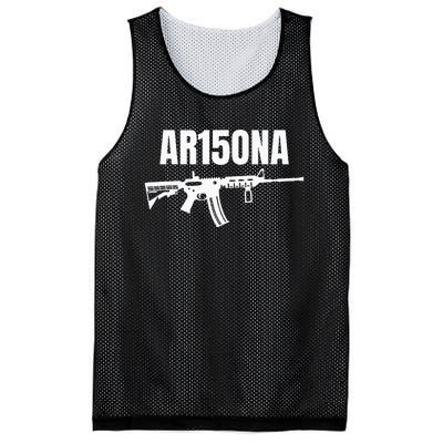 Ar15ona 2nd Amendment Ar 15 For Gun Owners Mesh Reversible Basketball Jersey Tank