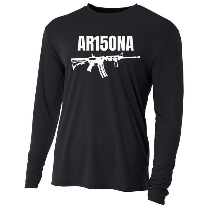 Ar15ona 2nd Amendment Ar 15 For Gun Owners Cooling Performance Long Sleeve Crew