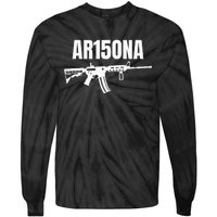 Ar15ona 2nd Amendment Ar 15 For Gun Owners Tie-Dye Long Sleeve Shirt