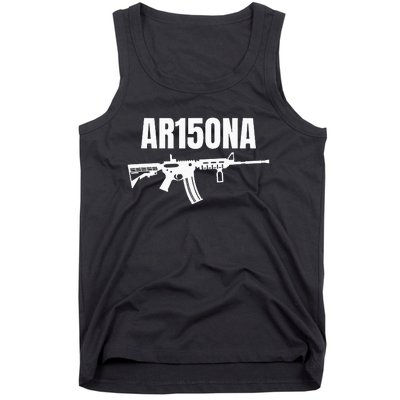 Ar15ona 2nd Amendment Ar 15 For Gun Owners Tank Top