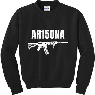 Ar15ona 2nd Amendment Ar 15 For Gun Owners Kids Sweatshirt