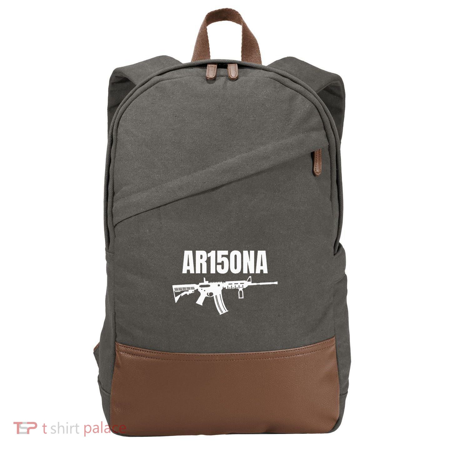 Ar15ona 2nd Amendment Ar 15 For Gun Owners Cotton Canvas Backpack