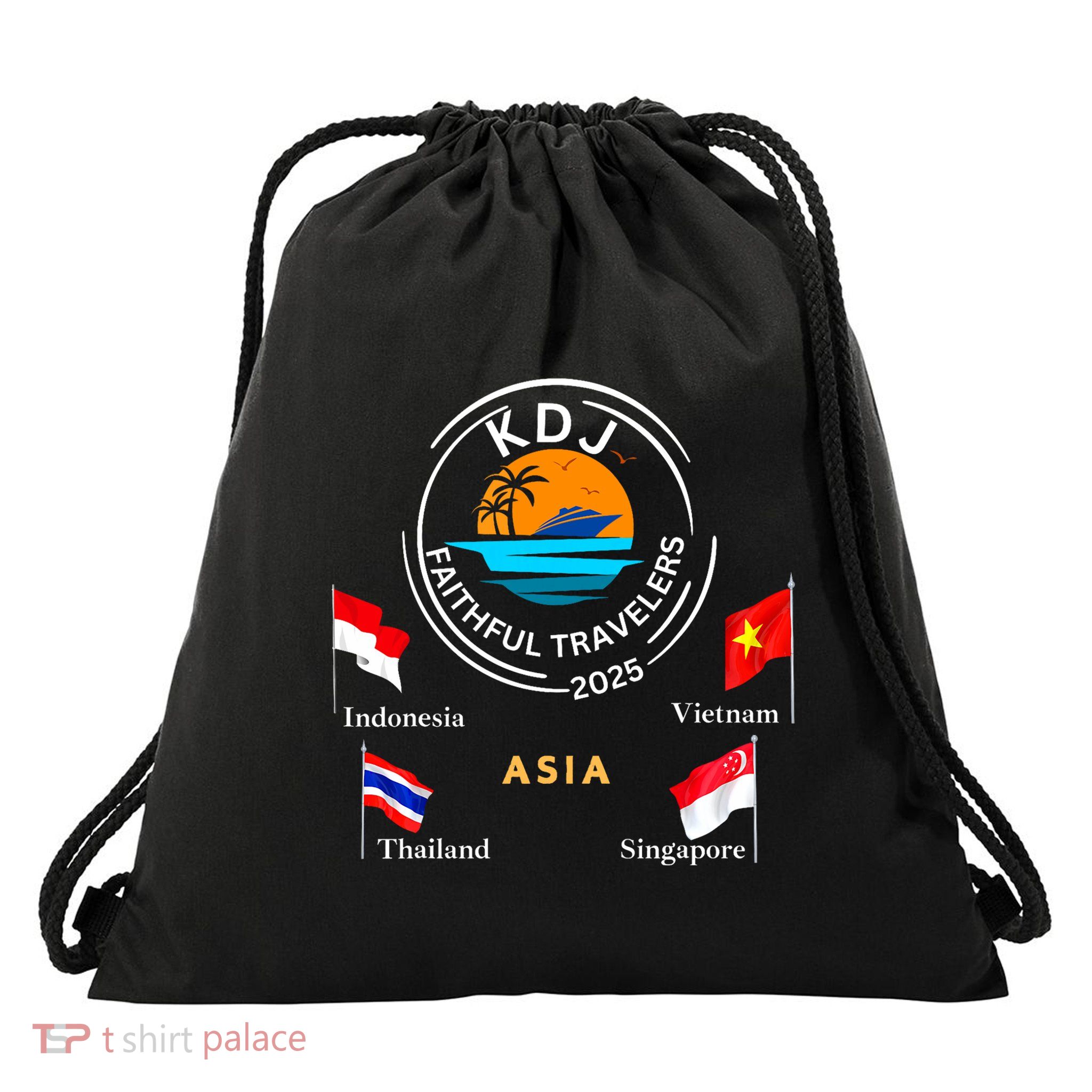 Asia 2025 Drawstring Bag