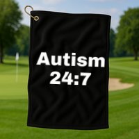 Autism 24:7  Golf Towel
