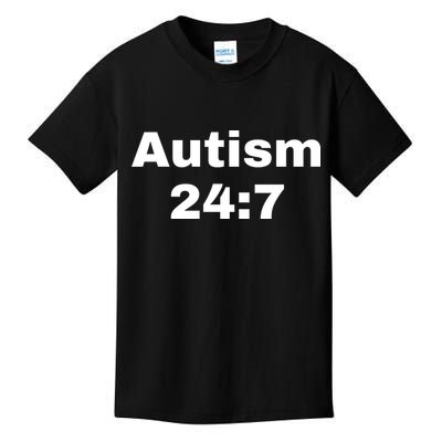 Autism 24:7  Kids T-Shirt