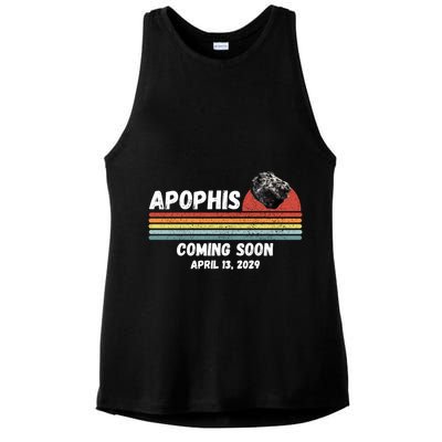 Apophis 2029 Asteroid 99942 Apophis April 13 2029 Comet Meteor Funny Space Humor Ladies PosiCharge Tri-Blend Wicking Tank