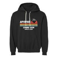 Apophis 2029 Asteroid 99942 Apophis April 13 2029 Comet Meteor Funny Space Humor Garment-Dyed Fleece Hoodie