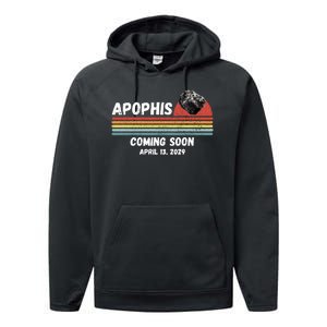 Apophis 2029 Asteroid 99942 Apophis April 13 2029 Comet Meteor Funny Space Humor Performance Fleece Hoodie