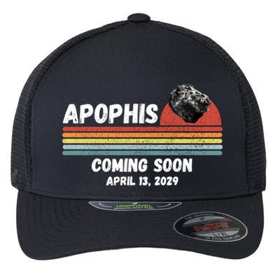 Apophis 2029 Asteroid 99942 Apophis April 13 2029 Comet Meteor Funny Space Humor Flexfit Unipanel Trucker Cap