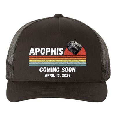 Apophis 2029 Asteroid 99942 Apophis April 13 2029 Comet Meteor Funny Space Humor Yupoong Adult 5-Panel Trucker Hat