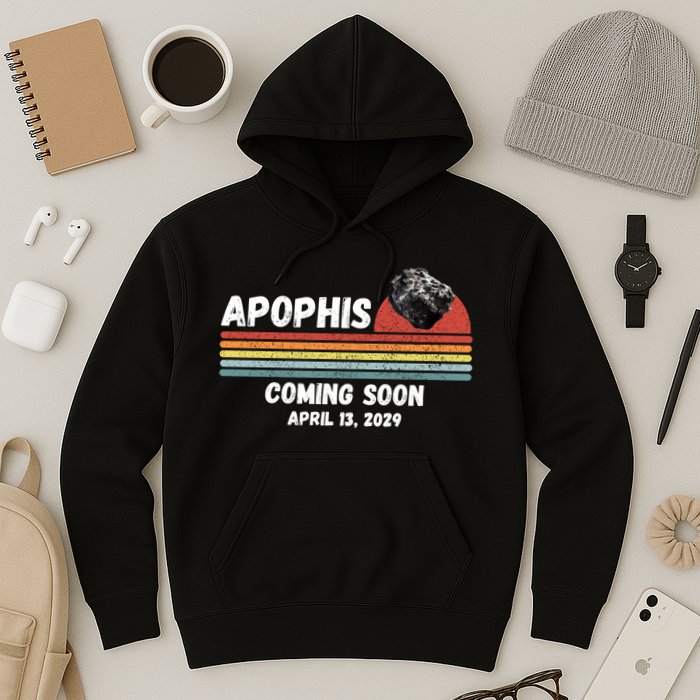 Apophis 2029 Asteroid 99942 Apophis April 13 2029 Comet Meteor Funny Space Humor Hoodie