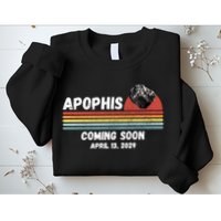 Apophis 2029 Asteroid 99942 Apophis April 13 2029 Comet Meteor Funny Space Humor Sweatshirt