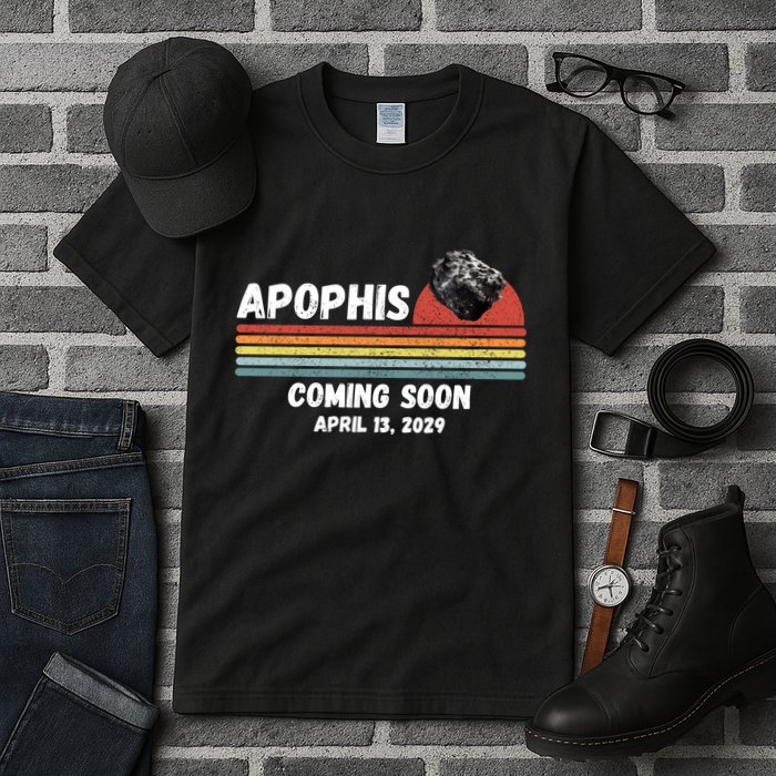 Apophis 2029 Asteroid 99942 Apophis April 13 2029 Comet Meteor Funny Space Humor Tall T-Shirt