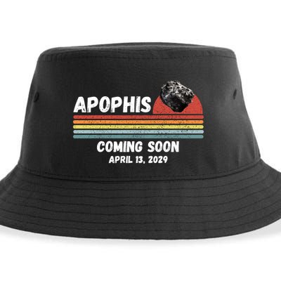 Apophis 2029 Asteroid 99942 Apophis April 13 2029 Comet Meteor Funny Space Humor Sustainable Bucket Hat