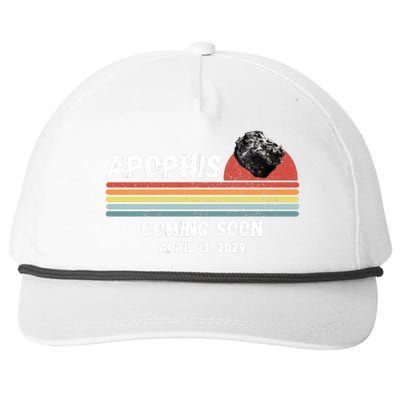 Apophis 2029 Asteroid 99942 Apophis April 13 2029 Comet Meteor Funny Space Humor Snapback Five-Panel Rope Hat