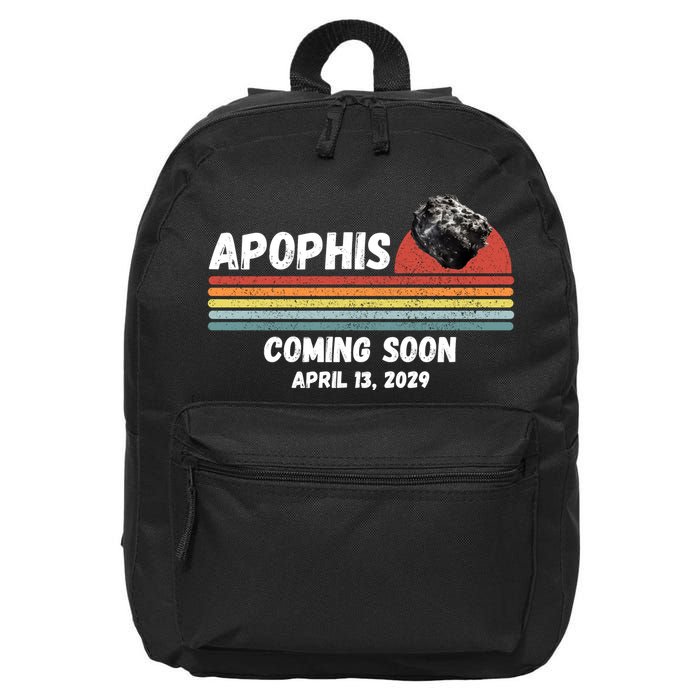 Apophis 2029 Asteroid 99942 Apophis April 13 2029 Comet Meteor Funny Space Humor 16 in Basic Backpack
