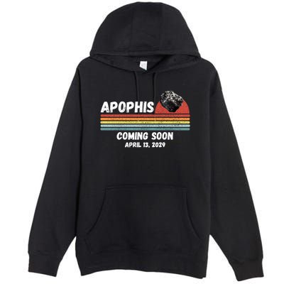 Apophis 2029 Asteroid 99942 Apophis April 13 2029 Comet Meteor Funny Space Humor Premium Pullover Hoodie