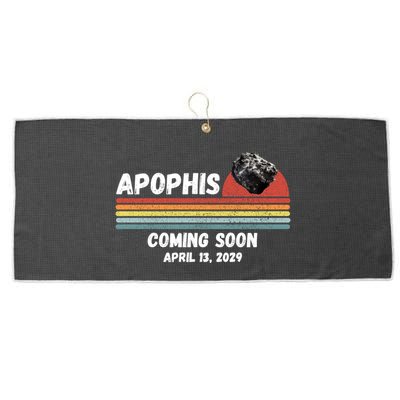 Apophis 2029 Asteroid 99942 Apophis April 13 2029 Comet Meteor Funny Space Humor Large Microfiber Waffle Golf Towel