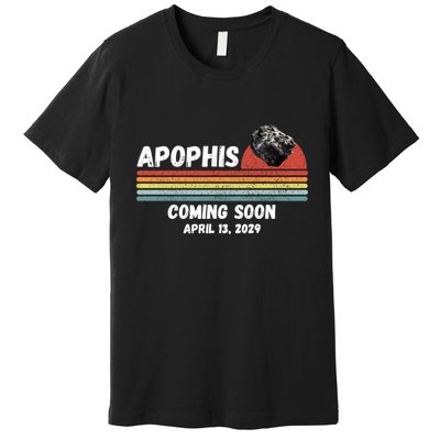 Apophis 2029 Asteroid 99942 Apophis April 13 2029 Comet Meteor Funny Space Humor Premium T-Shirt
