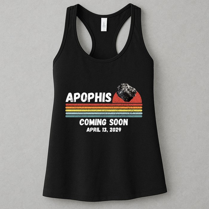 Apophis 2029 Asteroid 99942 Apophis April 13 2029 Comet Meteor Funny Space Humor Womens Tank Top