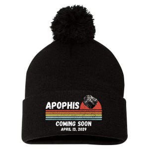 Apophis 2029 Asteroid 99942 Apophis April 13 2029 Comet Meteor Funny Space Humor Pom Pom 12in Knit Beanie