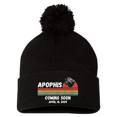 Apophis 2029 Asteroid 99942 Apophis April 13 2029 Comet Meteor Funny Space Humor Pom Pom 12in Knit Beanie