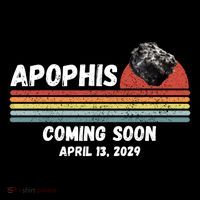 Apophis 2029 Asteroid 99942 Apophis April 13 2029 Comet Meteor Funny Space Humor Tie Dye Hoodie