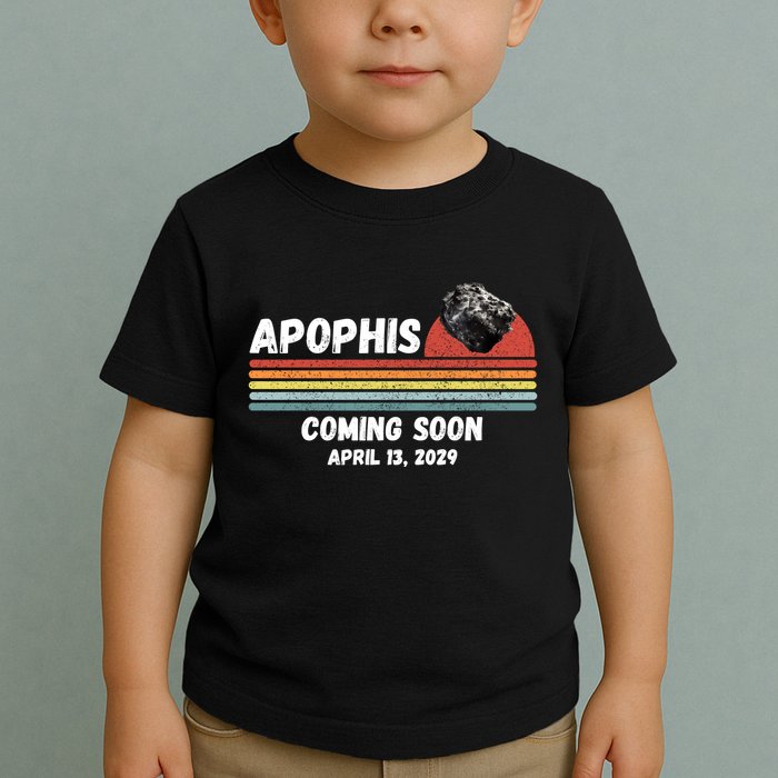 Apophis 2029 Asteroid 99942 Apophis April 13 2029 Comet Meteor Funny Space Humor Toddler T-Shirt