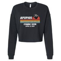 Apophis 2029 Asteroid 99942 Apophis April 13 2029 Comet Meteor Funny Space Humor Cropped Pullover Crew