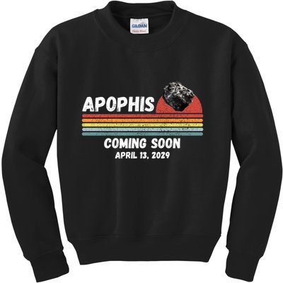 Apophis 2029 Asteroid 99942 Apophis April 13 2029 Comet Meteor Funny Space Humor Kids Sweatshirt