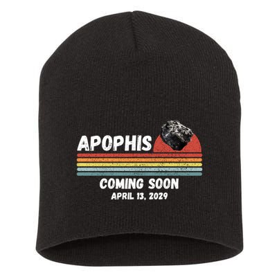 Apophis 2029 Asteroid 99942 Apophis April 13 2029 Comet Meteor Funny Space Humor Short Acrylic Beanie
